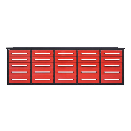Chery Industrial 10 ft Heavy Duty Workbench with 25 Drawers - WW000184