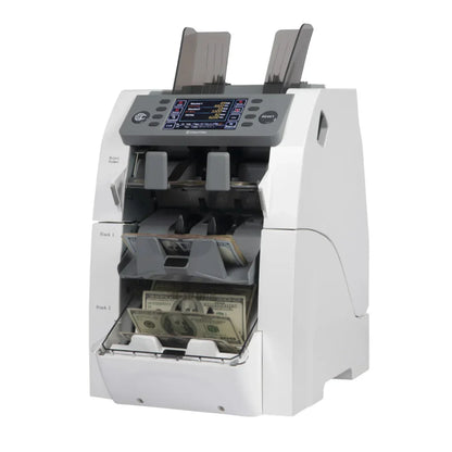 Carnation 3 Pocket Mixed Denomination Currency Counter - CR2500