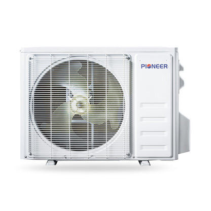 Pioneer Quantum Ultra 22,200 BTU 20 SEER2 230V Floor/Ceiling/Low-Wall Ductless Mini-Split Air Conditioner Inverter Heat Pump Full Set - UYT024GLSI24RL-10S