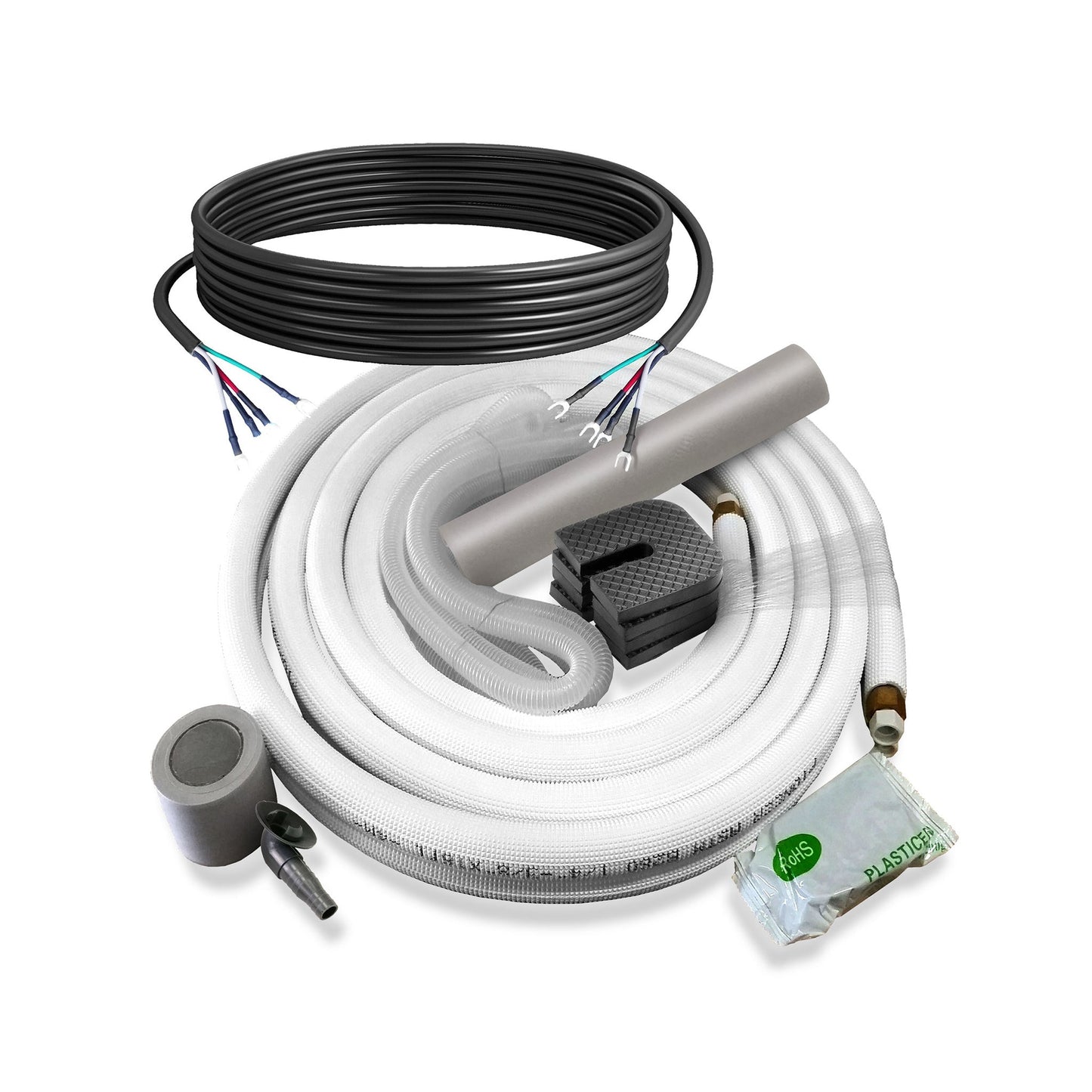 Pioneer Quantum Ultra 22,200 BTU 20 SEER2 230V Floor/Ceiling/Low-Wall Ductless Mini-Split Air Conditioner Inverter Heat Pump Full Set - UYT024GLSI24RL-10S