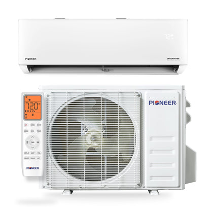 Pioneer Quantum Ultra 9,000 BTU 23 SEER2 115V High-Wall Ductless Energy-Star Mini-Split Air Conditioner Inverter Heat Pump Full Set - WYT009ALSI24RL-10S